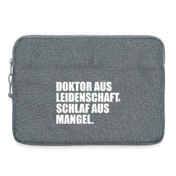 Médecin de la passion, sommeil du manque - Sacoche pour ordinateur portable 15 pouces - gris chiné - Devant