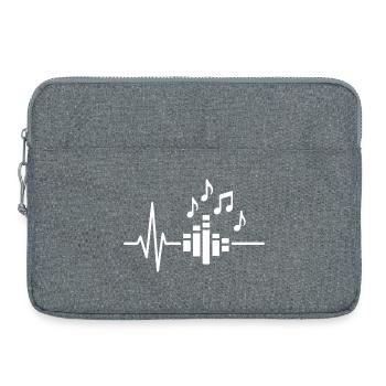 Puls of Music Heartbeat-Equalizer - Laptoptasche 15" - Grau meliert - Vorne