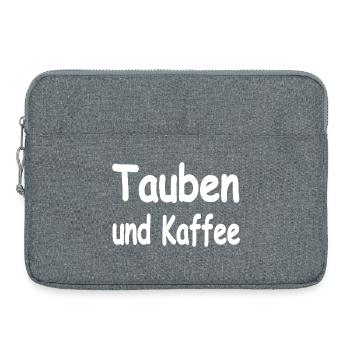 Tauben - Laptoptasche 15" - Grau meliert - Vorne