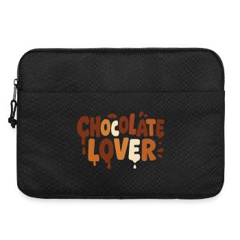 Schoko-Liebhaber Style Rétro – Amateur de chocolat - Sacoche pour ordinateur portable 15 pouces - noir - Devant