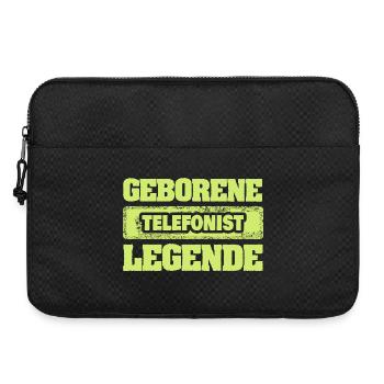 Occupation: Telephone operator - Laptop bag 15" - black - Front