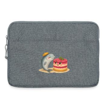 Herring meets Schuba - Laptop bag 15" - heather grey - Front