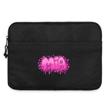 Graffiti  MIA Prénom cadeau idéal imprimable  - Sacoche pour ordinateur portable 15 pouces - noir - Devant