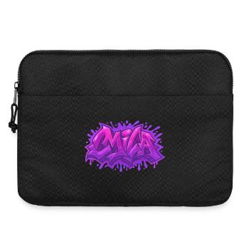 Graffiti MILA Name Gift Ideal Druckbar - Laptoptasche 15" - Schwarz - Vorne