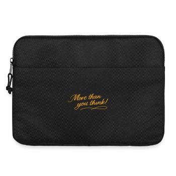 More than you think! - Laptoptasche 15" - Schwarz - Vorne