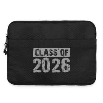 Abschlussjahrgang 2026 Class of - Schüler Student - Laptoptasche 15" - Schwarz - Vorne
