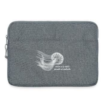 Medusa Elegante – Suave solo a la Vista - Laptoptasche 15" - Grau meliert - Vorne