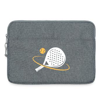 Je peux pas j ai padel - Sacoche pour ordinateur portable 15 pouces - gris chiné - Devant