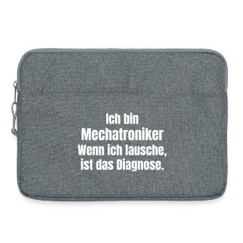 Mechatroniker Diagnose Lach - Laptoptasche 15" - Grau meliert - Vorne