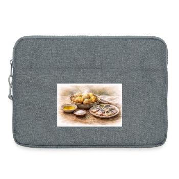 Pommes de terre veste avec hareng ukrainien - Sacoche pour ordinateur portable 15 pouces - gris chiné - Devant