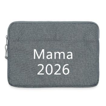 Mom 2026 - Laptop bag 15" - heather grey - Front
