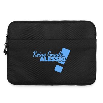 Alessio als Lustig - Laptoptasche 15" - Schwarz - Vorne