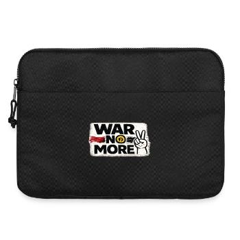 War No More – Sticker Peace & Humanity - Laptop bag 15" - black - Front