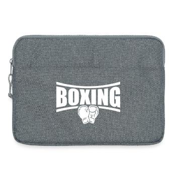 Boîtes de boxe - Sacoche pour ordinateur portable 15 pouces - gris chiné - Devant