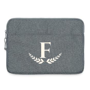 F - Laptop bag 15" - heather grey - Front