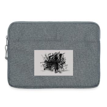 Knot of Noise - Laptop bag 15" - heather grey - Front