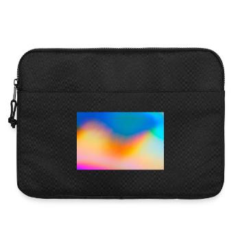 Color Waves Gradient Backdrop - Laptop bag 15" - black - Front