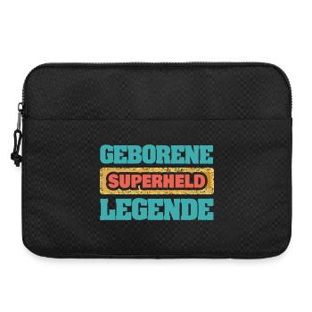 Legende Superheld - Laptoptasche 15" - Schwarz - Vorne