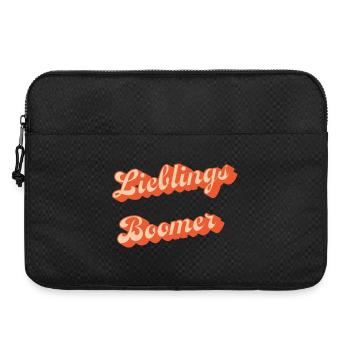 Lieblings Boomer Retro - Laptoptasche 15" - Schwarz - Vorne