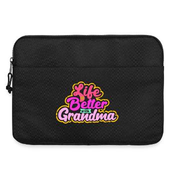 Enkelkind Oma Statement Großmutter Lieblingsoma - Laptoptasche 15" - Schwarz - Vorne