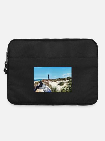 Strand Boje Leuchtturm - Laptoptasche 15" - Schwarz