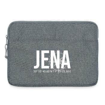 Koordinaten Jena - Laptoptasche 15" - Grau meliert - Vorne