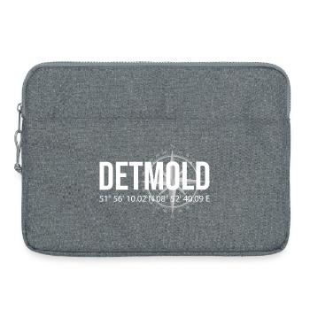 Koordinaten Detmold - Laptoptasche 15" - Grau meliert - Vorne