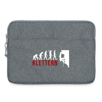Ecolution Klettern - Laptoptasche 15" - Grau meliert - Vorne