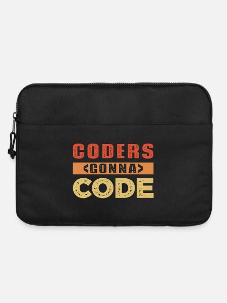 Entwickler Spruch - Laptoptasche 15" - Schwarz