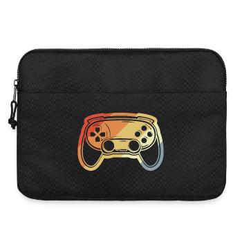 Vintage Game Controller Drawing - Laptop bag 15" - black - Front