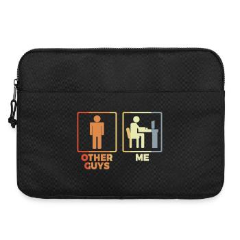 Programmierer Strichmännchen - Laptoptasche 15" - Schwarz - Vorne