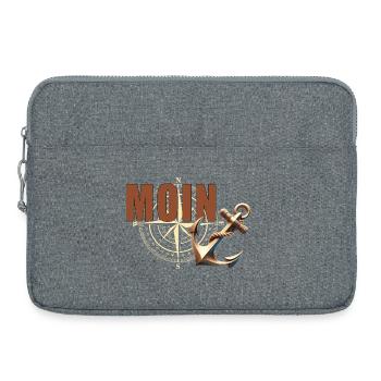 Moin - Laptoptasche 15" - Grau meliert - Vorne