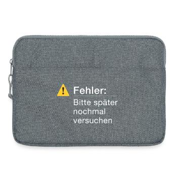 Fehler: Bitte noch einmal versuchen Informatik - Laptoptasche 15" - Grau meliert - Vorne