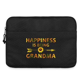 Le bonheur, c’est être une chemise drôle de grand-mère - Sacoche pour ordinateur portable 15 pouces - noir - Devant