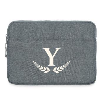 Y - Laptop bag 15" - heather grey - Front