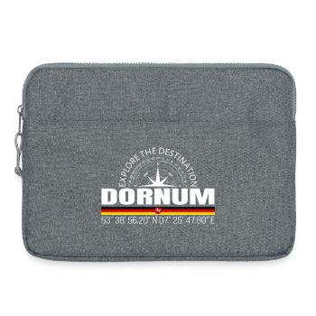 Dornum - Laptoptasche 15" - Grau meliert - Vorne