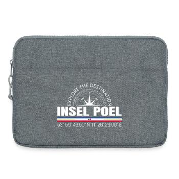 Insel Poel - Laptoptasche 15" - Grau meliert - Vorne