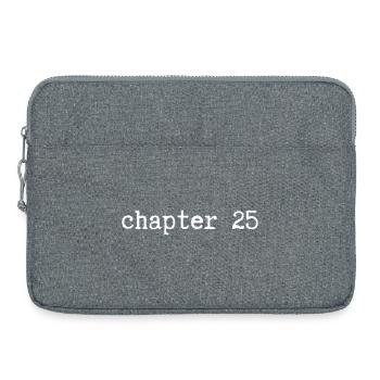 chapter 25 Geburtstag - Laptoptasche 15" - Grau meliert - Vorne