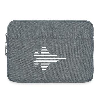 F-35 Blitz II | F 35 | F35 | Kampfflugzeug - Laptoptasche 15" - Grau meliert - Vorne