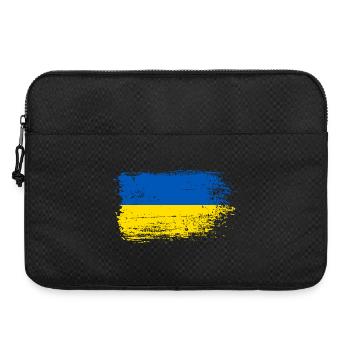 Hinweis Pinselstrich Ukraine - Laptoptasche 15" - Schwarz - Vorne