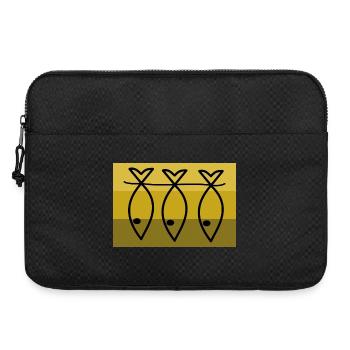 FISCH. APRILSCHERZ. FEIERTAG. SOMMER. HUMOR - Laptoptasche 15" - Schwarz - Vorne