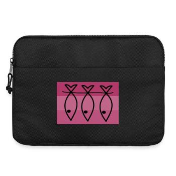 SARDINE. FISH. APRIL FOOL. EASTER. SEA - Laptop bag 15" - black - Front
