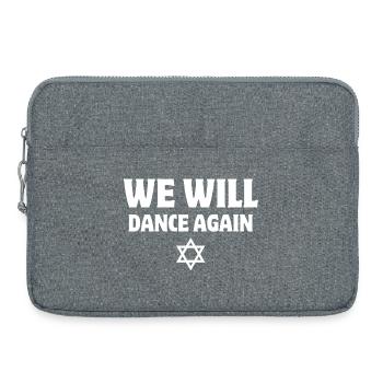 Israël, we will dance again - Sacoche pour ordinateur portable 15 pouces - gris chiné - Devant