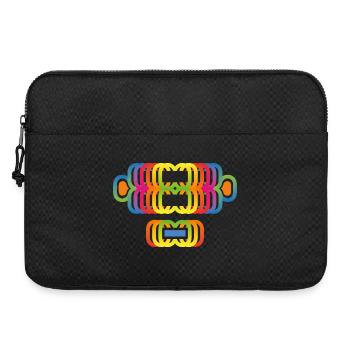 Monkey Color Rainbow - Laptop bag 15" - black - Front