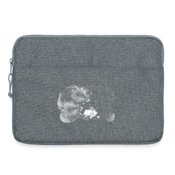 Supernova Orbit Background transparent stormy - Laptoptasche 15" - Grau meliert - Vorne