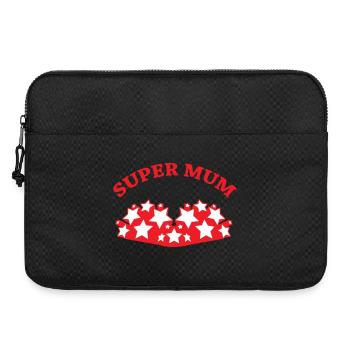 Super Maman - Fête des Mères - Sacoche pour ordinateur portable 15 pouces - noir - Devant
