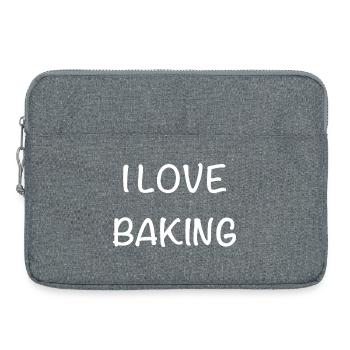 I Love Baking - Laptoptasche 15" - Grau meliert - Vorne