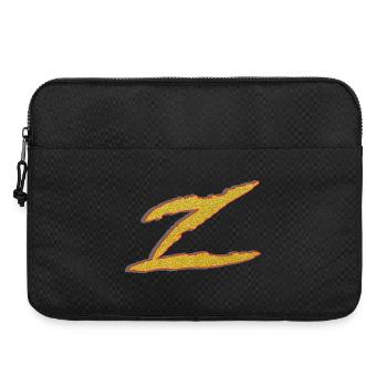Lettre Z dorée - Sacoche pour ordinateur portable 15 pouces - noir - Devant