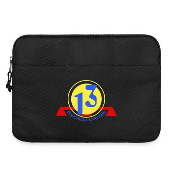 Logo 13 Bouches-du-Rhône - Laptop bag 15" - black - Front