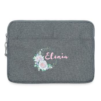 For Elenia - Laptop bag 15" - heather grey - Front